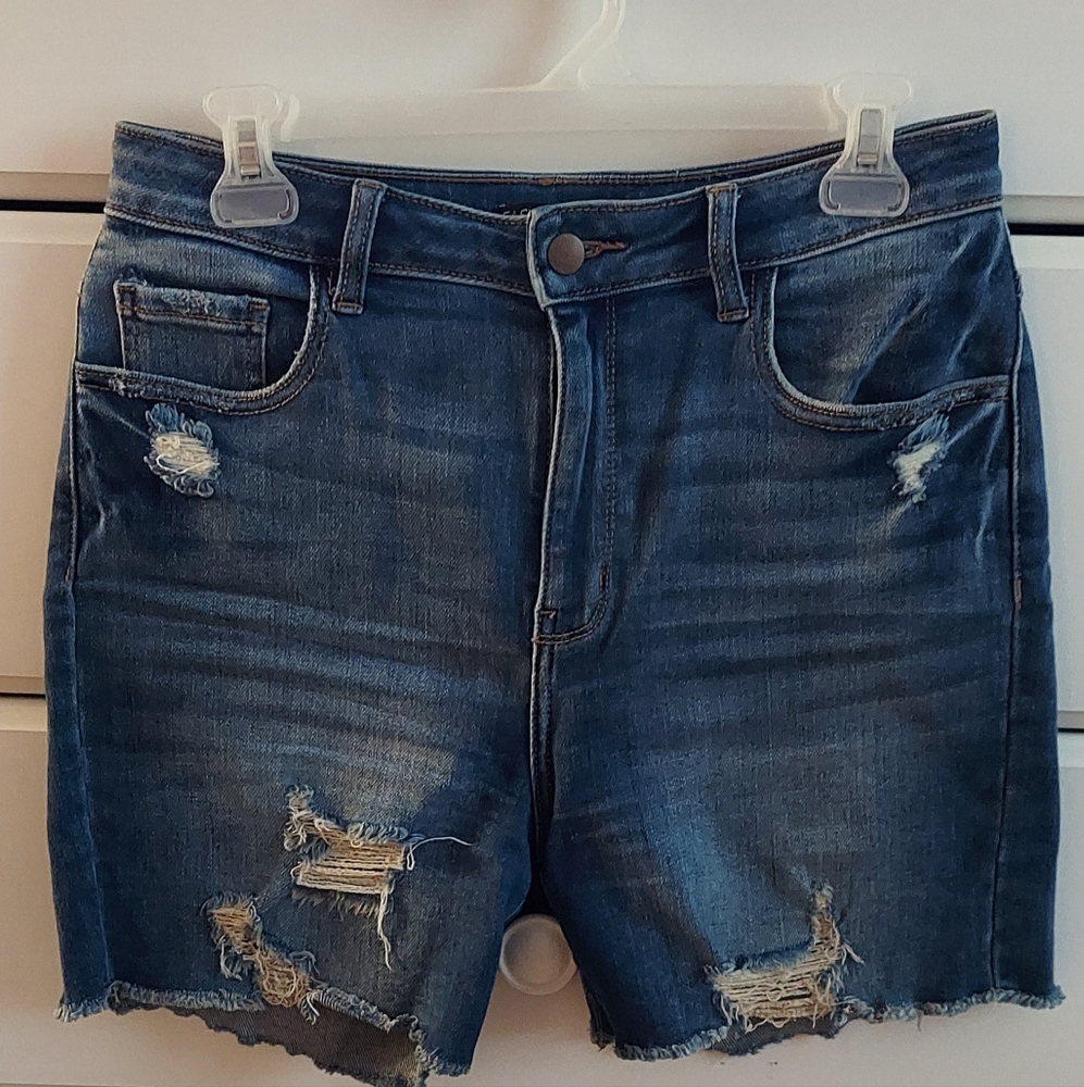 Fashion Nova Distressed Denim Shorts